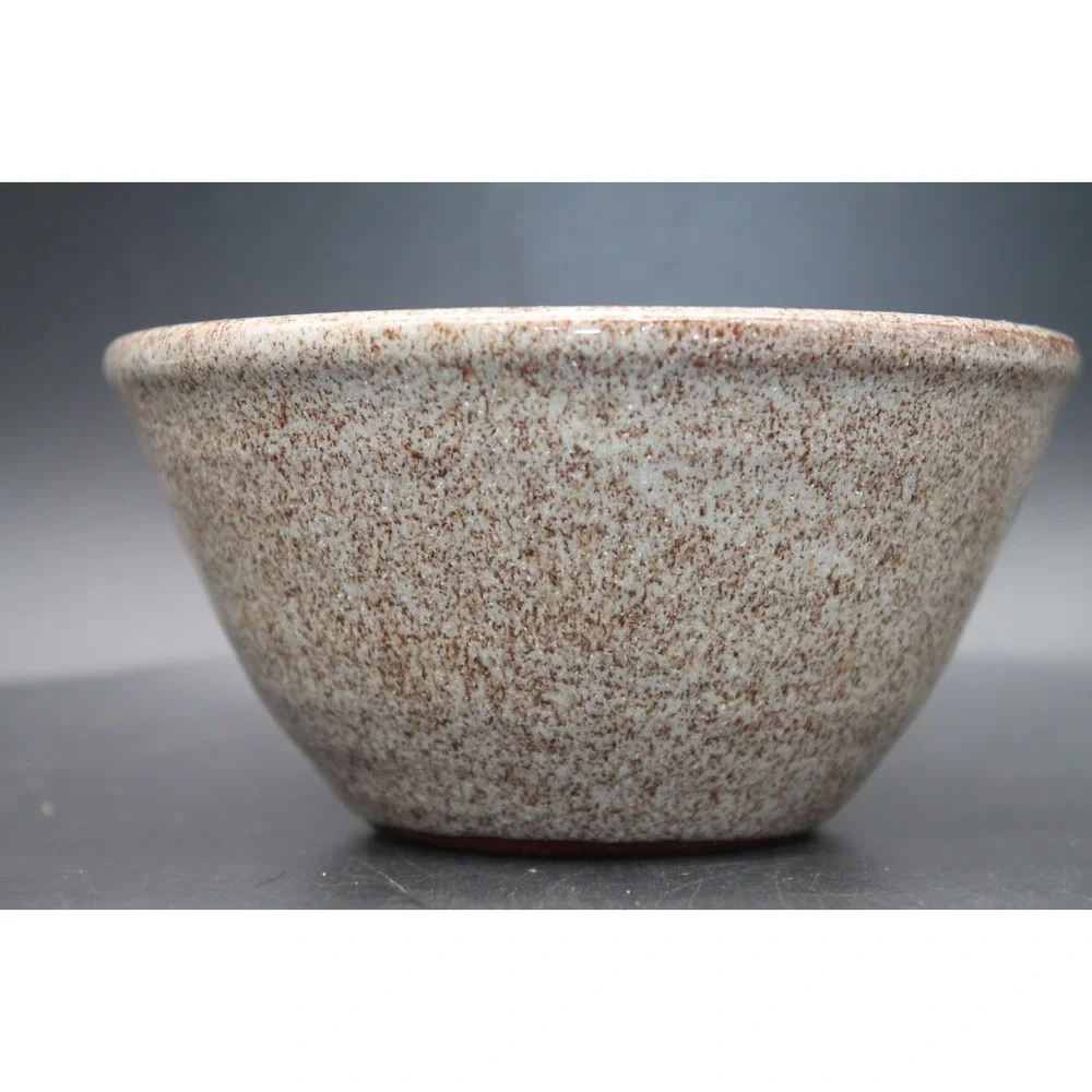 Old Time Pottery Winthrop WA 1988 Studio Stoneware Bowl Blue Floral 5.375in